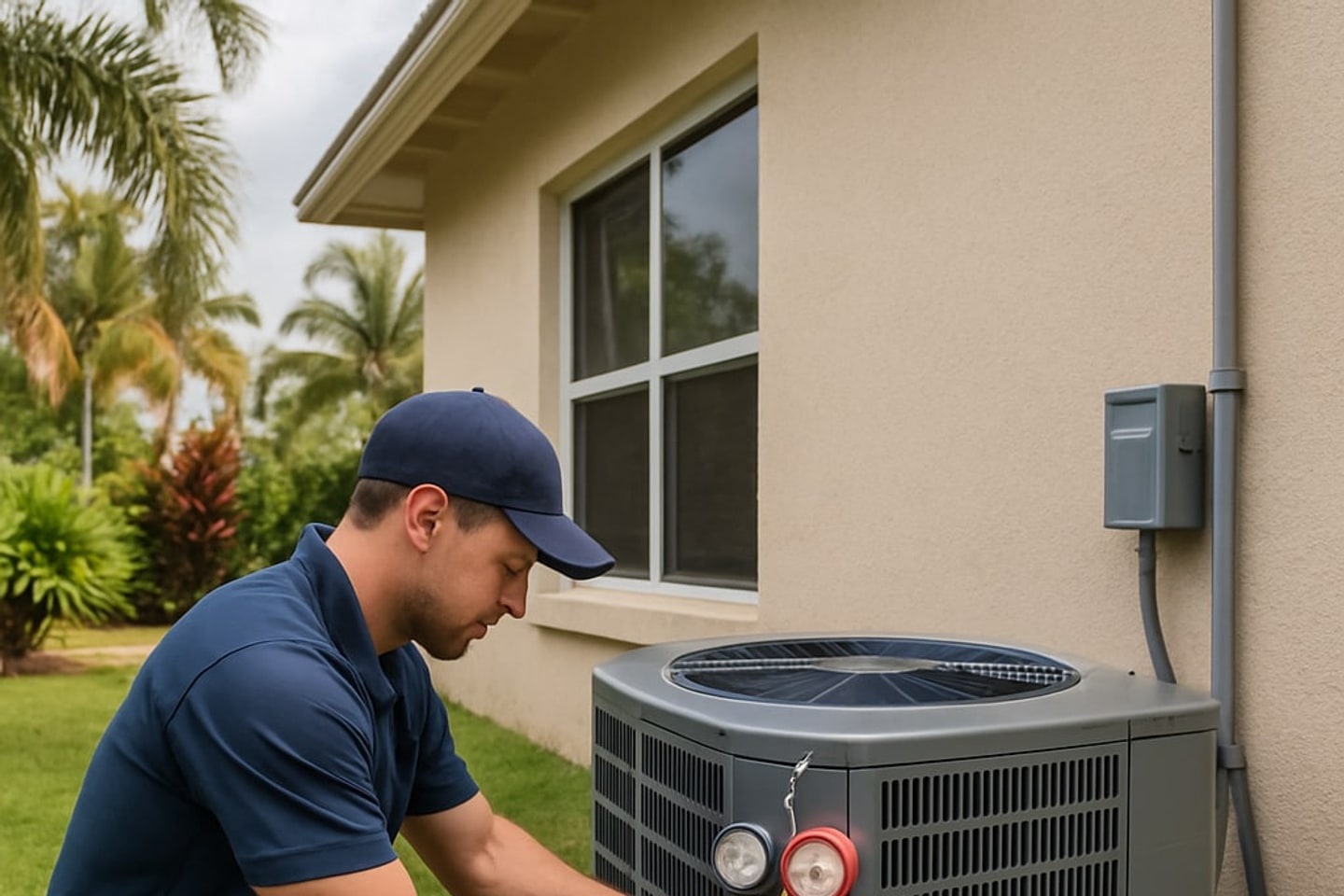 Residential AC Services crew in Boynton Beach