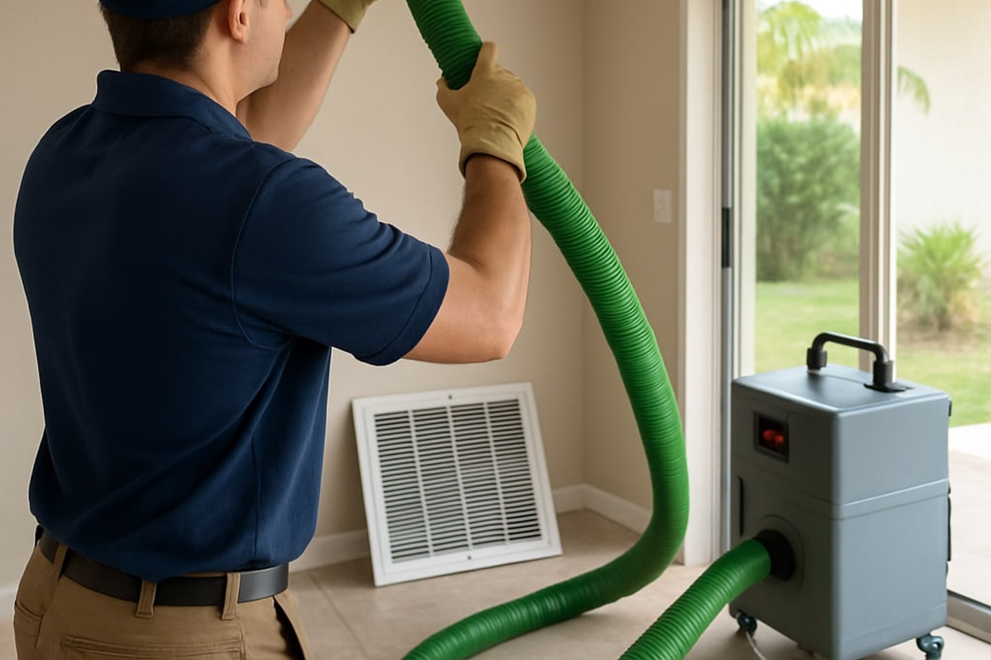 Air Duct Cleaning & Purification crew in Boynton Beach