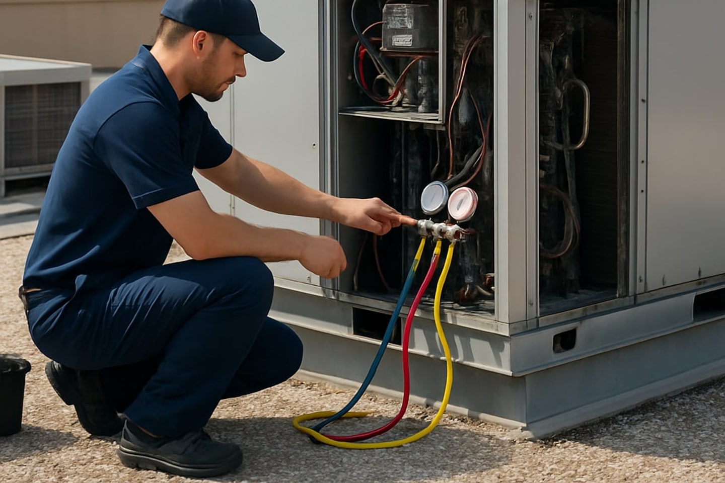 Commercial HVAC Repair crew in Boynton Beach