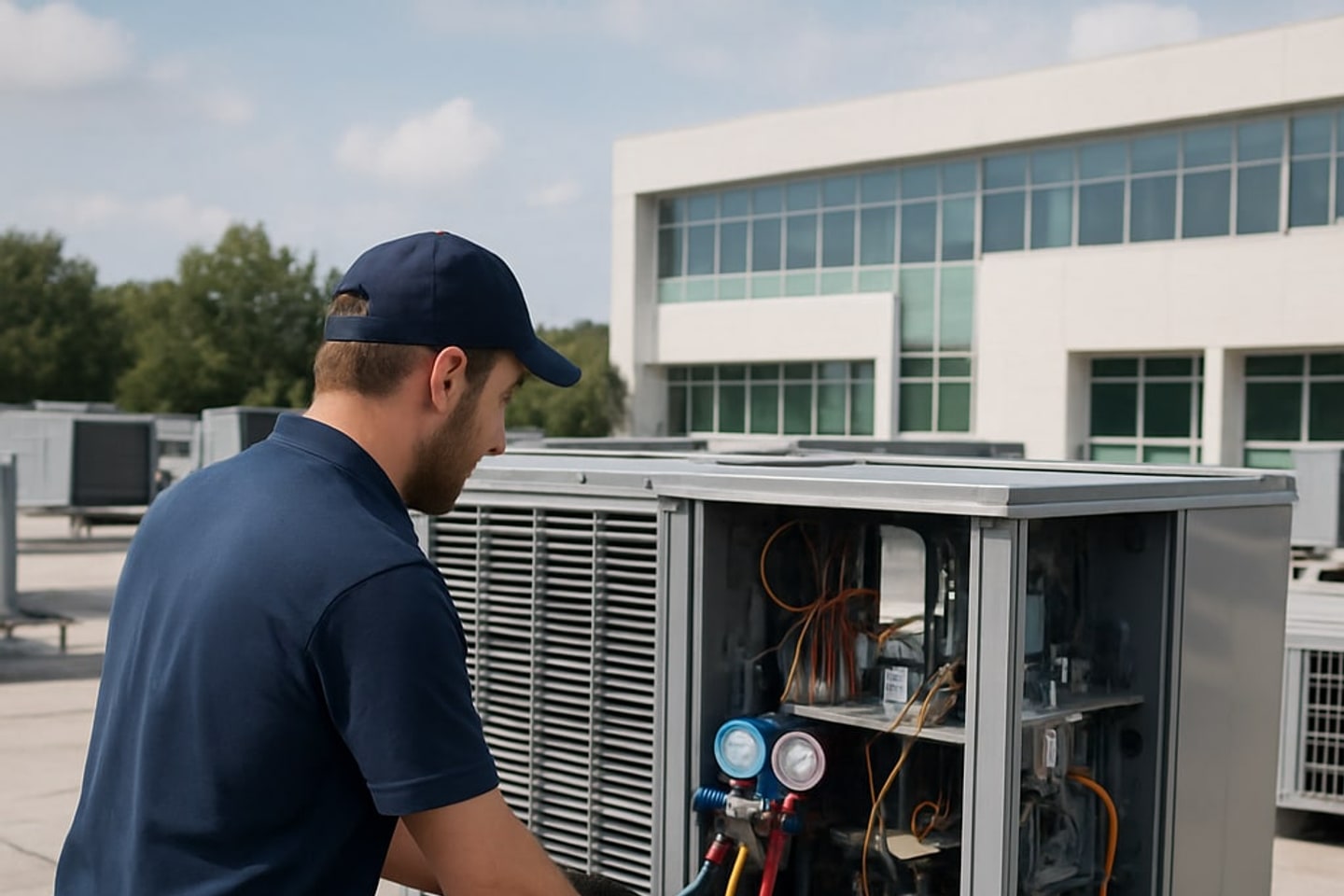 Commercial HVAC Solutions crew in Southwest Ranches