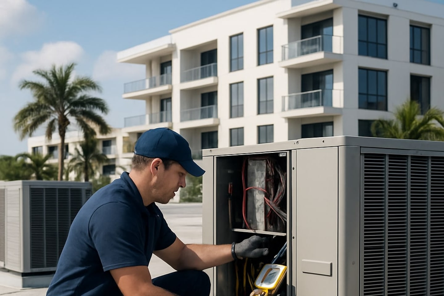 Commercial HVAC Solutions crew in Boca Raton