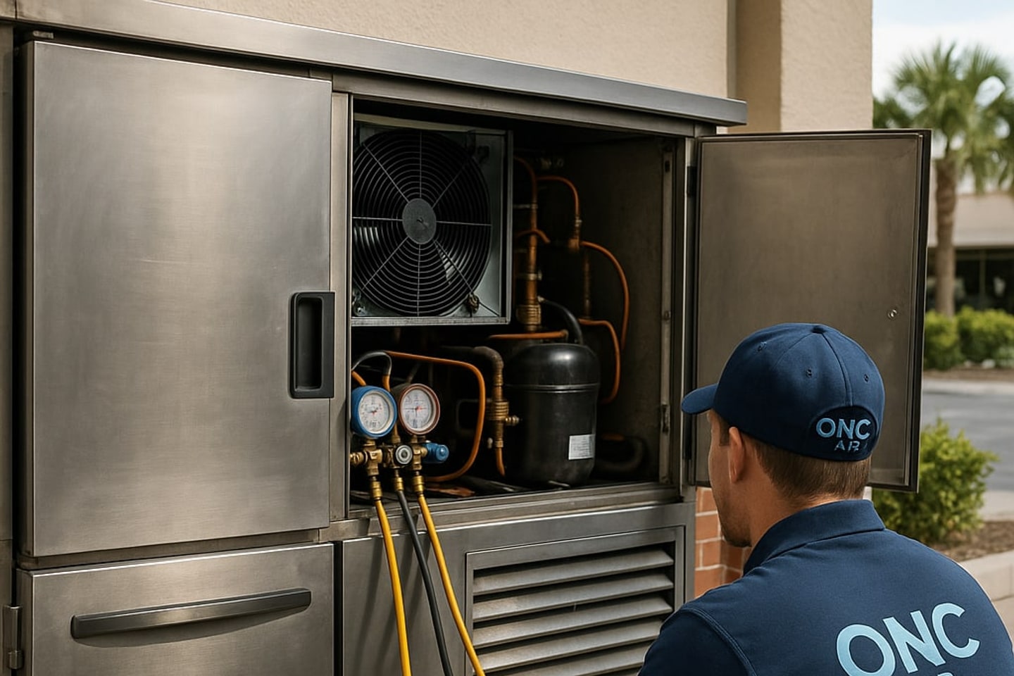 Commercial Refrigeration crew in Davie