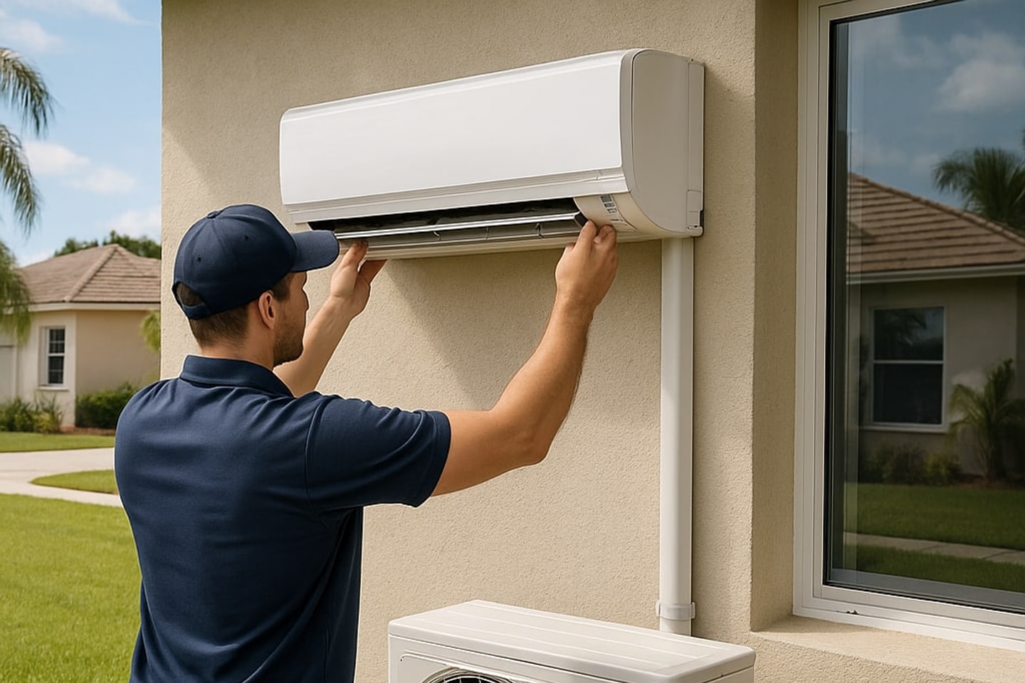 Ductless Mini-Splits crew in Davie
