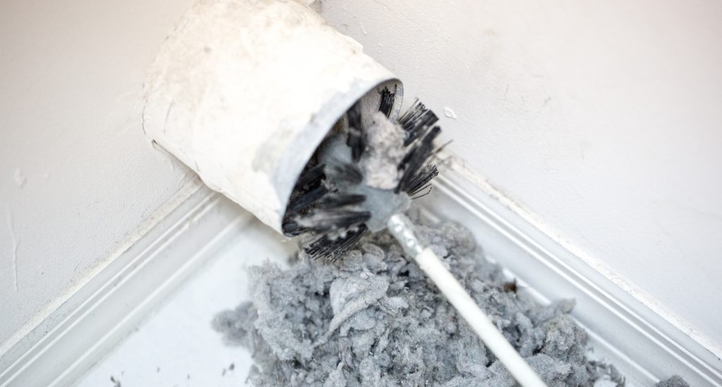 Dryer vent cleaning