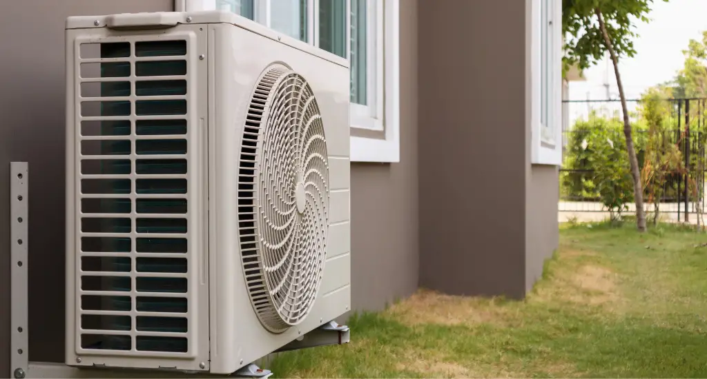Well maintained AC outdoor unit